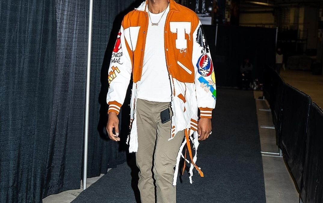 MYLES TURNER- INDIANA PACERS-  UT LETTERMAN JACKET