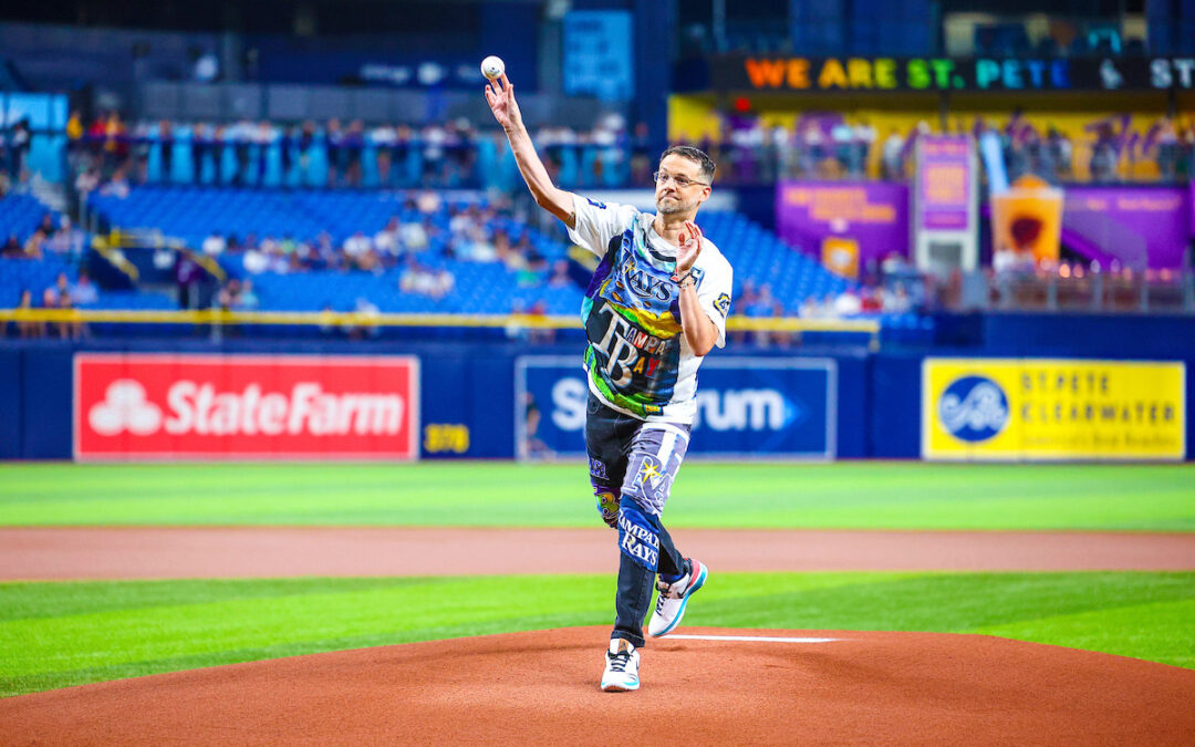 FIRST PITCH & 12k SHIRT PROMO EVENT- TROPICANA FIELD