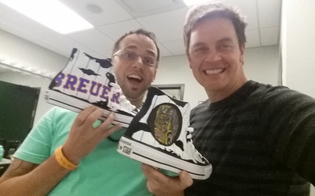 JIM BREUER – COMEDIAN – CUSTOM CHUCKS